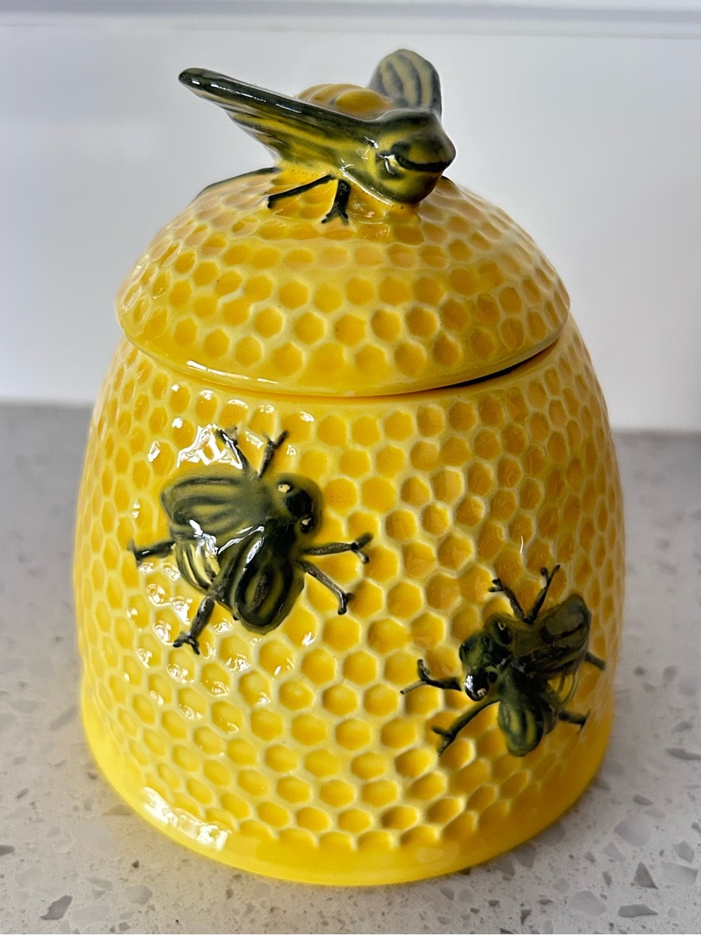 Vintage ceramic honeypot